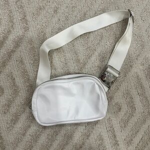 White Crossbody Belt Bag